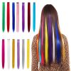 hair13pcs Hair Extension Clips 20 Inch Straight Hair Synthetic Fiber Hairpieces for Party
