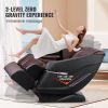 VEVOR Massage Chair with Flexible SL-Track, Full Body Zero Gravity Recliner, 10-18 Auto Modes, 3D Shiatsu, Heating, Bluetooth Speaker, Airbag