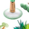 11Pcs Mermaid Makeup Brush Face Eyebrow Lip Eyeliner Brush Green Gold Tool Set