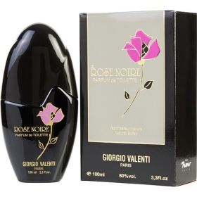ROSE NOIRE by Giorgio Valenti (Scent: Jasmine, Geranium, Bergamot, Vetyver, Iris, Option: WOMEN, size: 3.3 OZ)