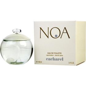NOA by Cacharel (Scent: Peony, Peach, Freesia, White Musk, Green Notes, Plum, Lily of the Valley, Ylang-Ylang, Rose, Jasmine, Lily, Green Grass, Coffee, Vanilla, Cedar, Tonka Bean, Incense, Sandalwood, Coriander, Option: WOMEN, size: 3.4 OZ)