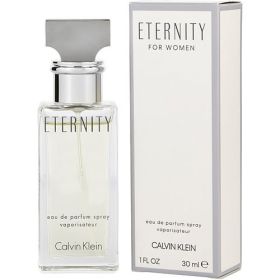 ETERNITY by Calvin Klein (Scent: Sage, Freesia, Mandarin Orange, Green Notes, Citruses, Marigold, Jasmine, Narcissus, Violet, Rose, Lily of the Valley, Carnation, Lily, Heliotrope, Musk, Patchouli, Amber, Sandalwood, Option: WOMEN, size: 1 OZ)