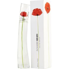 KENZO FLOWER by Kenzo (Scent: Mandarin Orange, Bulgarian Rose, Hawthorn, Black Currant, Rose, Parma Violet, Jasmine, Opoponax, Incense, White Musk, Vanilla, Option: WOMEN, size: 1.7 OZ)