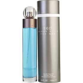 PERRY ELLIS 360 by Perry Ellis (Scent: Juniper berries, Lemon, Lavender, Sage, Cardamom, Option: MEN, size: 3.4 OZ)