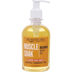MUSCLE SOAK by Aromafloria (Scent: A Must For Athletes This Blend Eases Tensions Soothes Muscles Restores Flexibility And Encourages Circulation.  Natural Eco Friendly Products, 100% Wind Powered Green E Certified., Option: UNISEX, size: 8 oz)