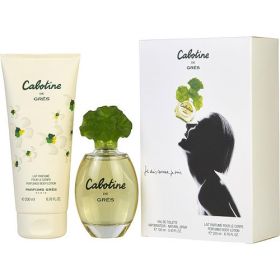 CABOTINE by Parfums Gres (Scent: Peavh, Cassia, Orange Blossom, Plum, Tangerine, Black Currant, Coriander, Freesia, Ylang-Ylang, Violet, Heliotrope, Rose, Hiacynth, Iris, Tuberose, Jasmine, Ginger, Carnation, Civet, Musk, Black Currant, Cedar, Amber, Vetiver, Tonka Bean, Vanilla, Sandalw, Option: WOMEN, size: 3.4 OZ)
