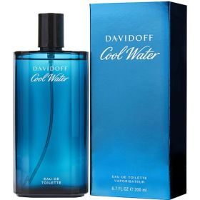 COOL WATER by Davidoff (Scent: Coriander, Lavender, Green Notes, Calone, Rosemary, Mint, Sea Water, Geranium, Neroli, Jasmine, Sandalwood, Amber, Tobacco, Cedar, Oakmoss, Musk, Option: MEN, size: 6.7 OZ)
