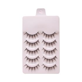 Little Devil Eyelashes Natural Long Lashes Handmade Cluster Lashes Locally Elongated Thick Lash Cosplay False Eyelash Wholesale (Color: 09)