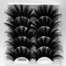 5 Pairs of Mink Eyelashes with Multiple lengthening and thickening false eyelashes (Series: 86)