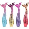 4pcs Mermaid Lip Gloss Tube Empty Lip Gloss Tubes Clear Lip Gloss Eyelash Tubes