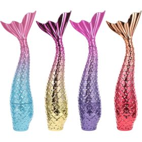 4pcs Mermaid Lip Gloss Tube Empty Lip Gloss Tubes Clear Lip Gloss Eyelash Tubes (Color: SET 3, Style: Lip gloss tube)