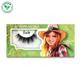 RUDE Luxe 3D Korean Silk Lashes (Color: Determined)